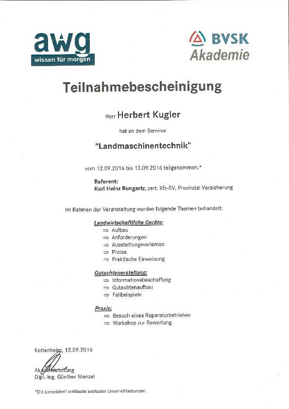 Landmaschinentechnik