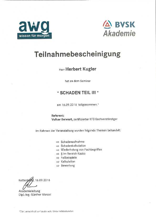 Schadenteil II