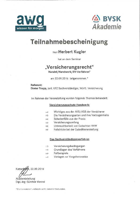 Versicherungsrecht