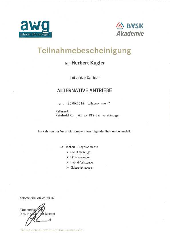 Alternative Antriebe