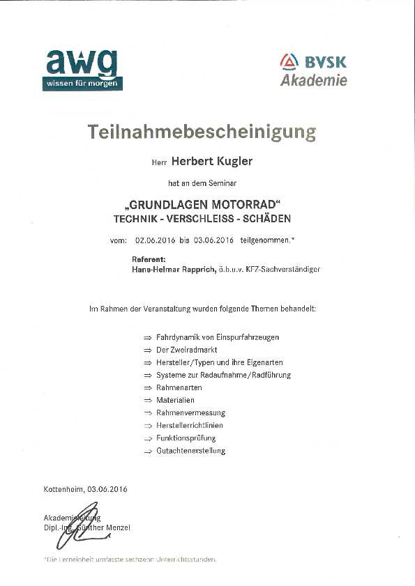 Grundlagen Motorrad
