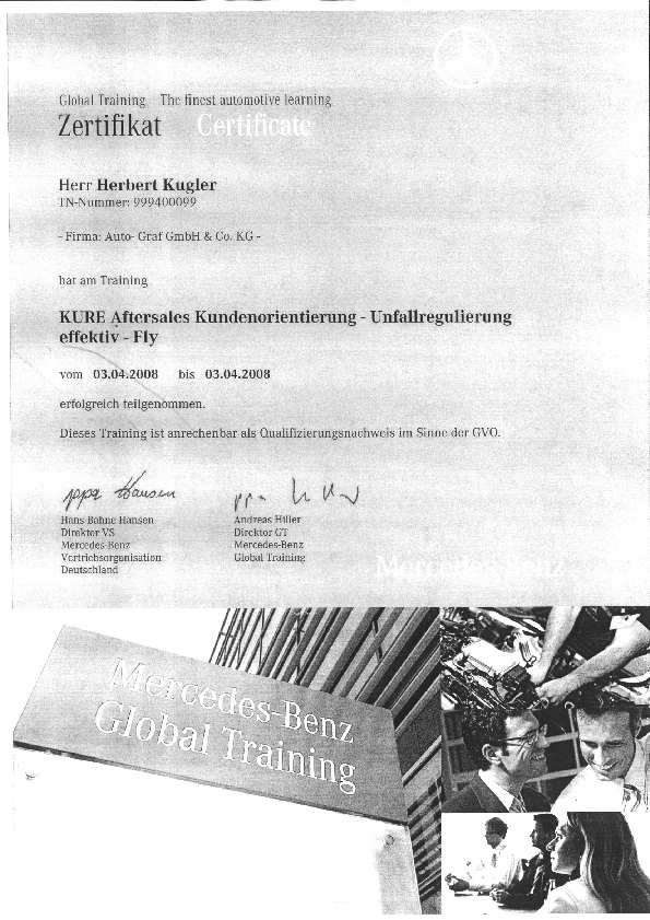 KURE Aftersales: Kundenorientierung – Unfallregulierung (2008)
